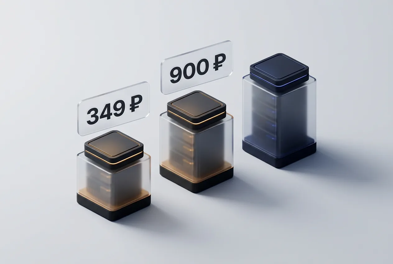 3D-сравнение тарифов VPS-серверов Timeweb Cloud, AdminVPS и FirstVDS