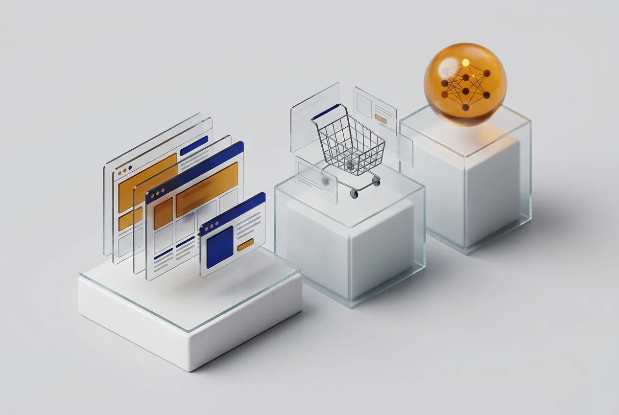 3D-сравнение возможностей конструкторов сайтов GigaStudio, Tilda и InSales