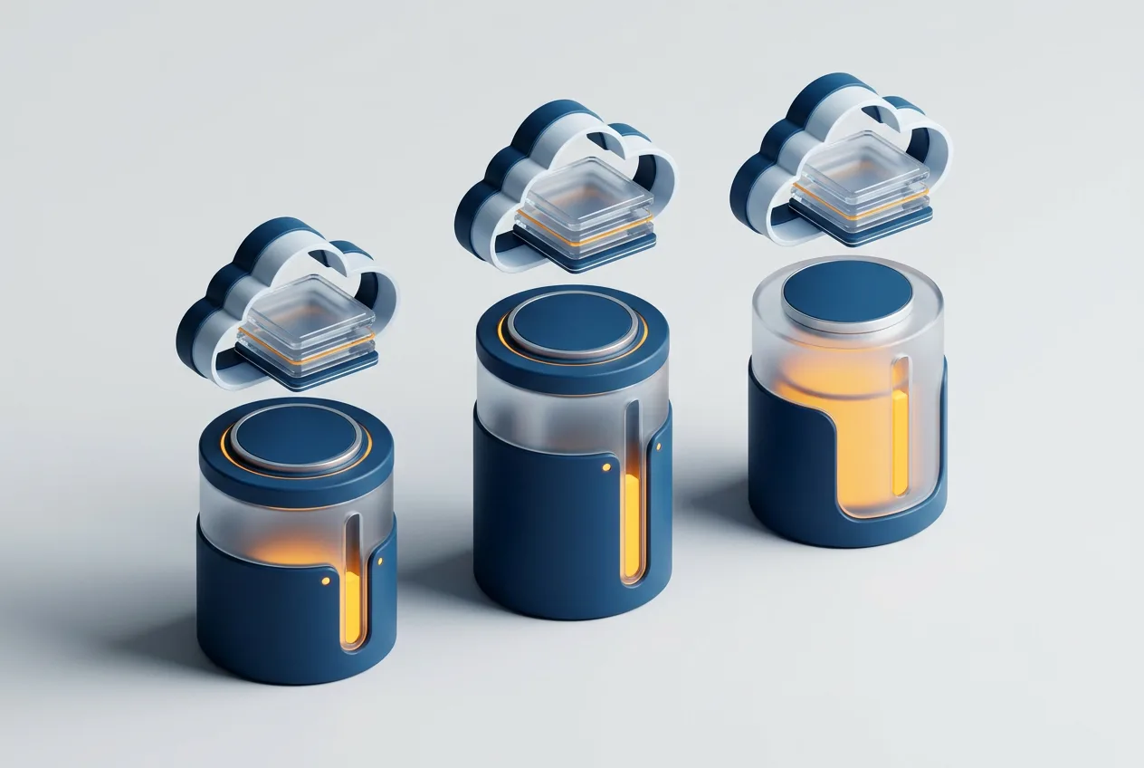 Сравнение тарифов и классов хранилищ данных трех провайдеров в 3D-графике